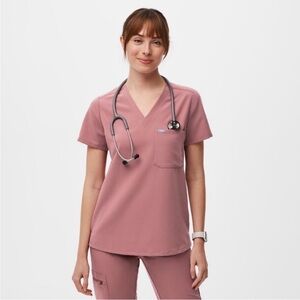 Figs Scrub Set XS in Mauve